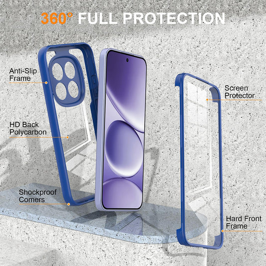 Coque pour Xiaomi 17T, Techsuit, ColorVerse 360, Bleue