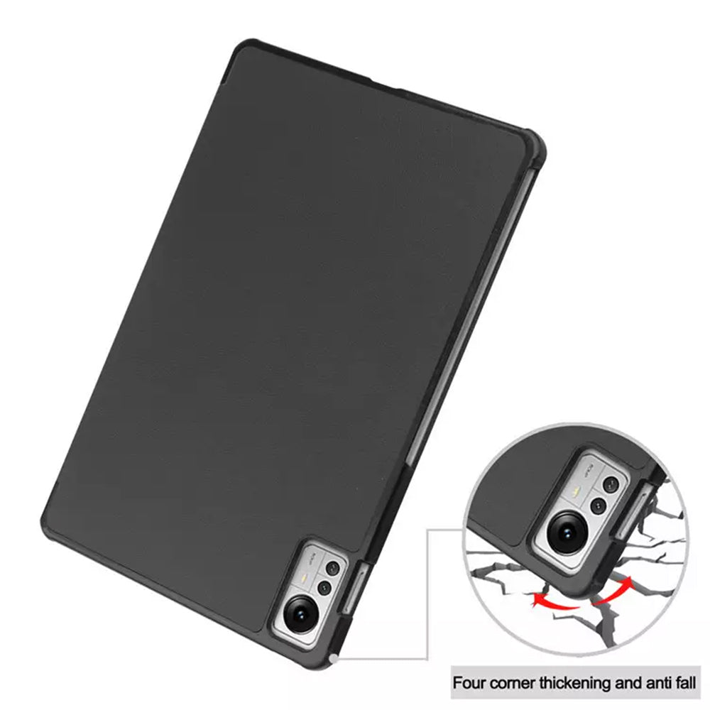 Housse pour Xiaomi Pad 5 Pro 12.4, Techsuit, FoldPro, Noire