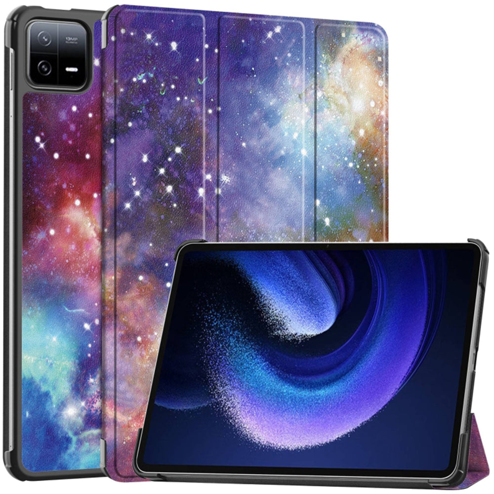 Coque pour Xiaomi Pad 6 / 6 Pro, Techsuit, FoldPro Galaxy, Multicolore