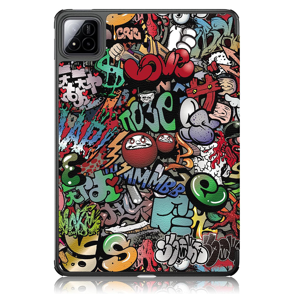 Coque pour Xiaomi Pad 7 / 7 Pro, Techsuit, FoldPro Urban Vibe, Multicolore