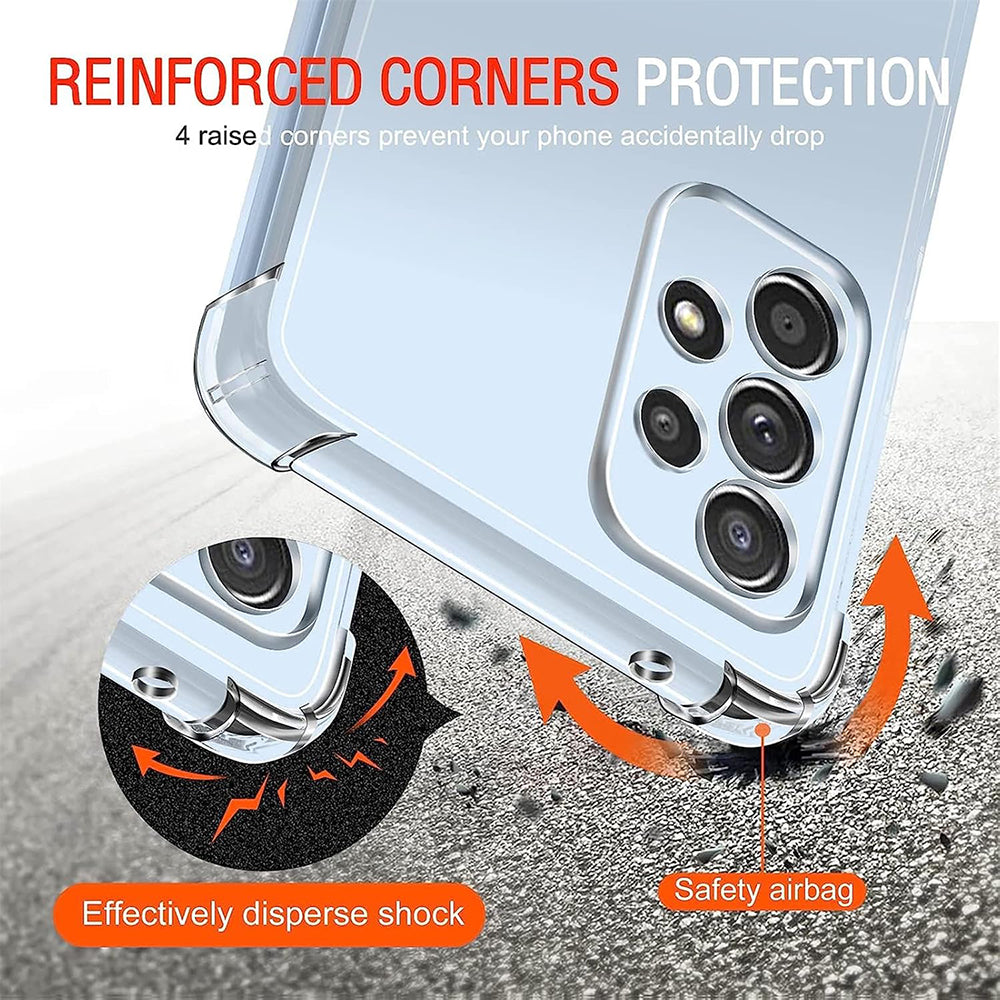 Coque pour Xiaomi Poco C40, Techsuit, Anti-choc Claire, Transparente