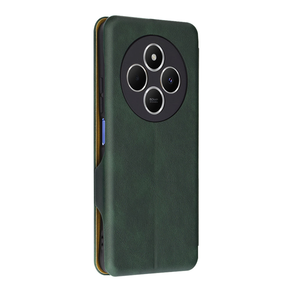 Étui pour Xiaomi Poco C75 / Redmi 14C, Techsuit, Safe Wallet Plus, Vert