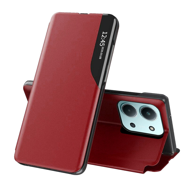 Étui pour Xiaomi Poco C85 4G / Redmi 15C 5G / 15C 4G, Techsuit, eFold, Rouge