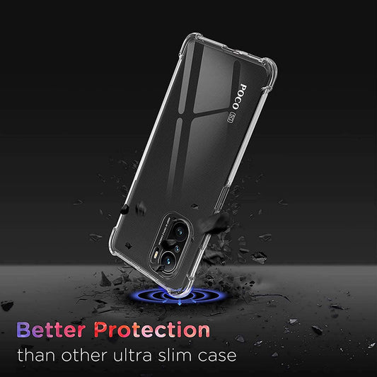 Coque pour Xiaomi Poco F3 / Mi 11i, Techsuit, Anti-choc Claire, Transparente