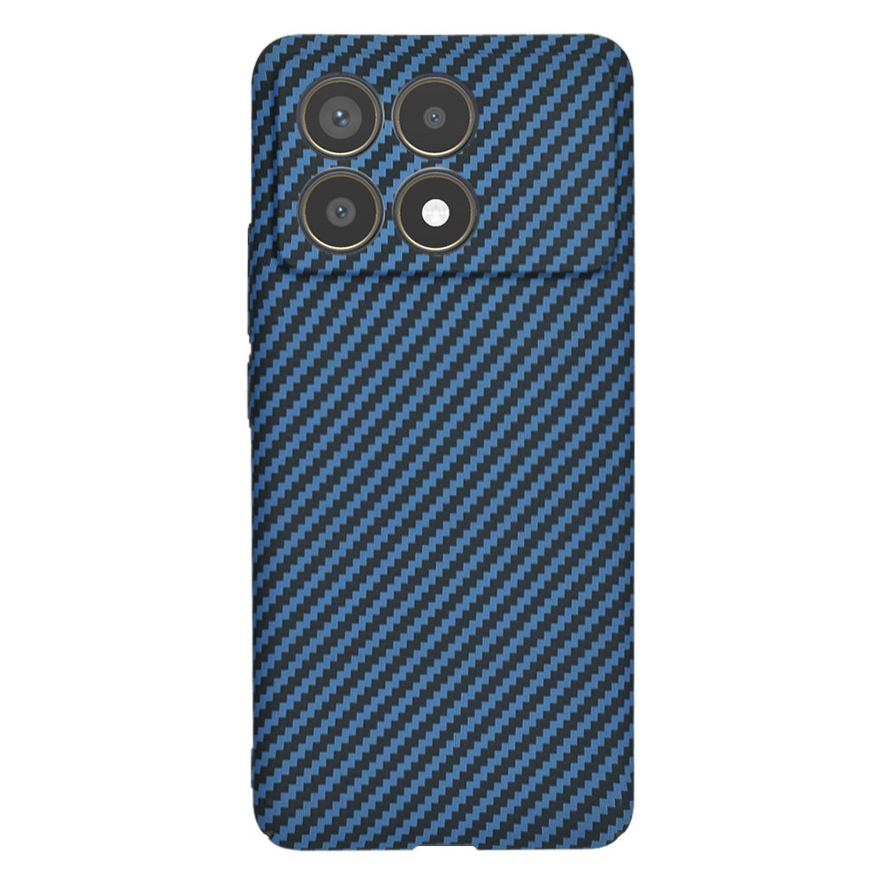 Coque pour Xiaomi Poco F6 Pro, Techsuit, Carbonite FiberShell, Turquoise