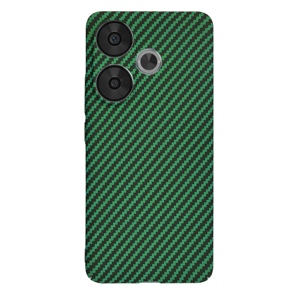 Coque pour Xiaomi Poco F6, Techsuit, Carbonite FiberShell, Vert