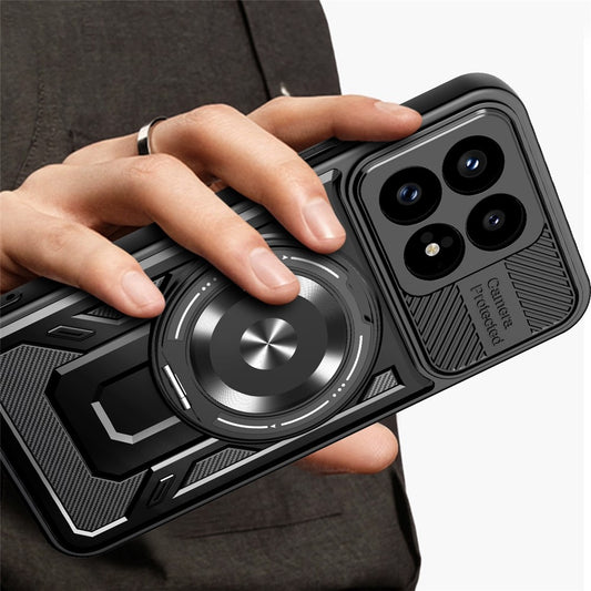 Étui pour Xiaomi Poco F8 Pro, Techsuit, RuggedCam, Noir