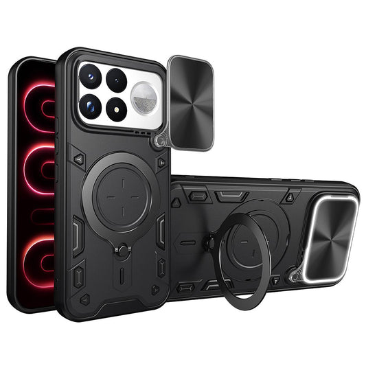 Coque pour Xiaomi Poco F9 Ultra, Techsuit, CamGuard Pro, noire