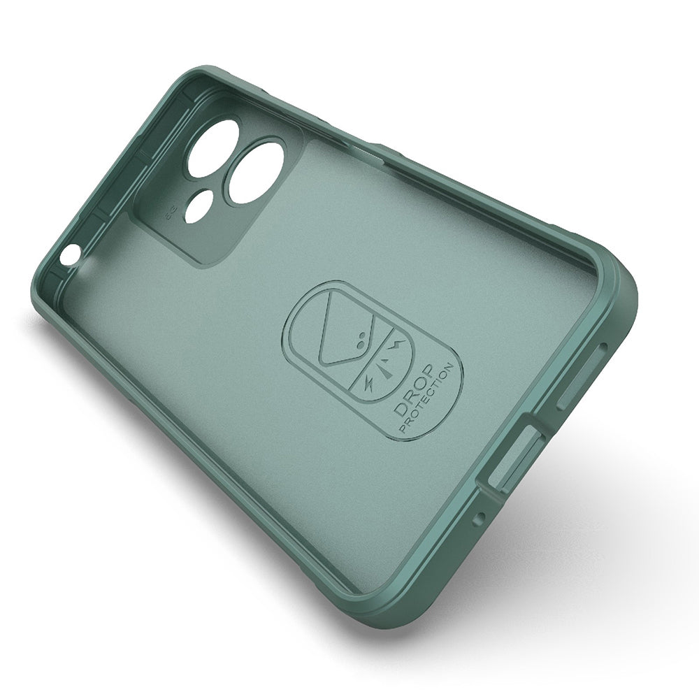 Étui pour Xiaomi Poco M6 4G / Redmi 13, Techsuit, Magic Shield, Vert