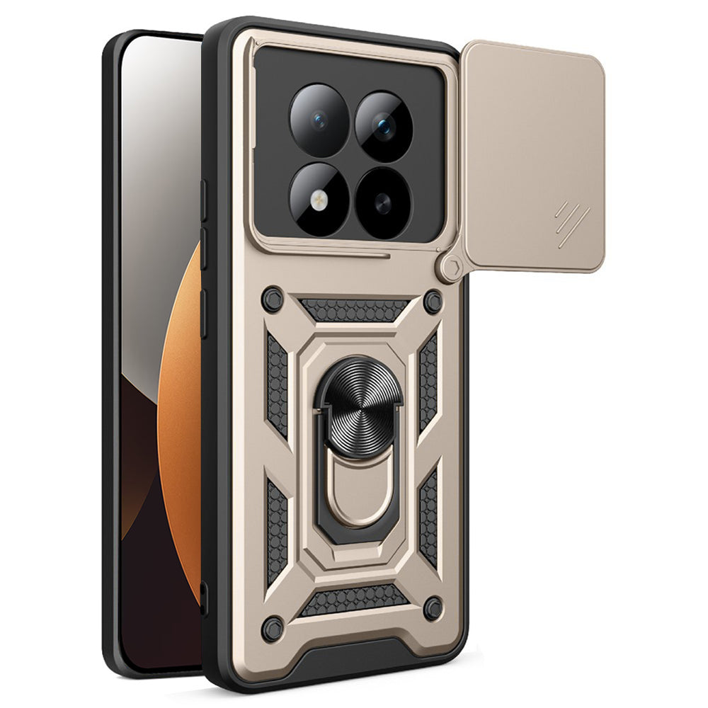 Étui pour Xiaomi Poco M8 Pro / Redmi Note 15 Pro+ 5G, Techsuit, CamShield, Doré