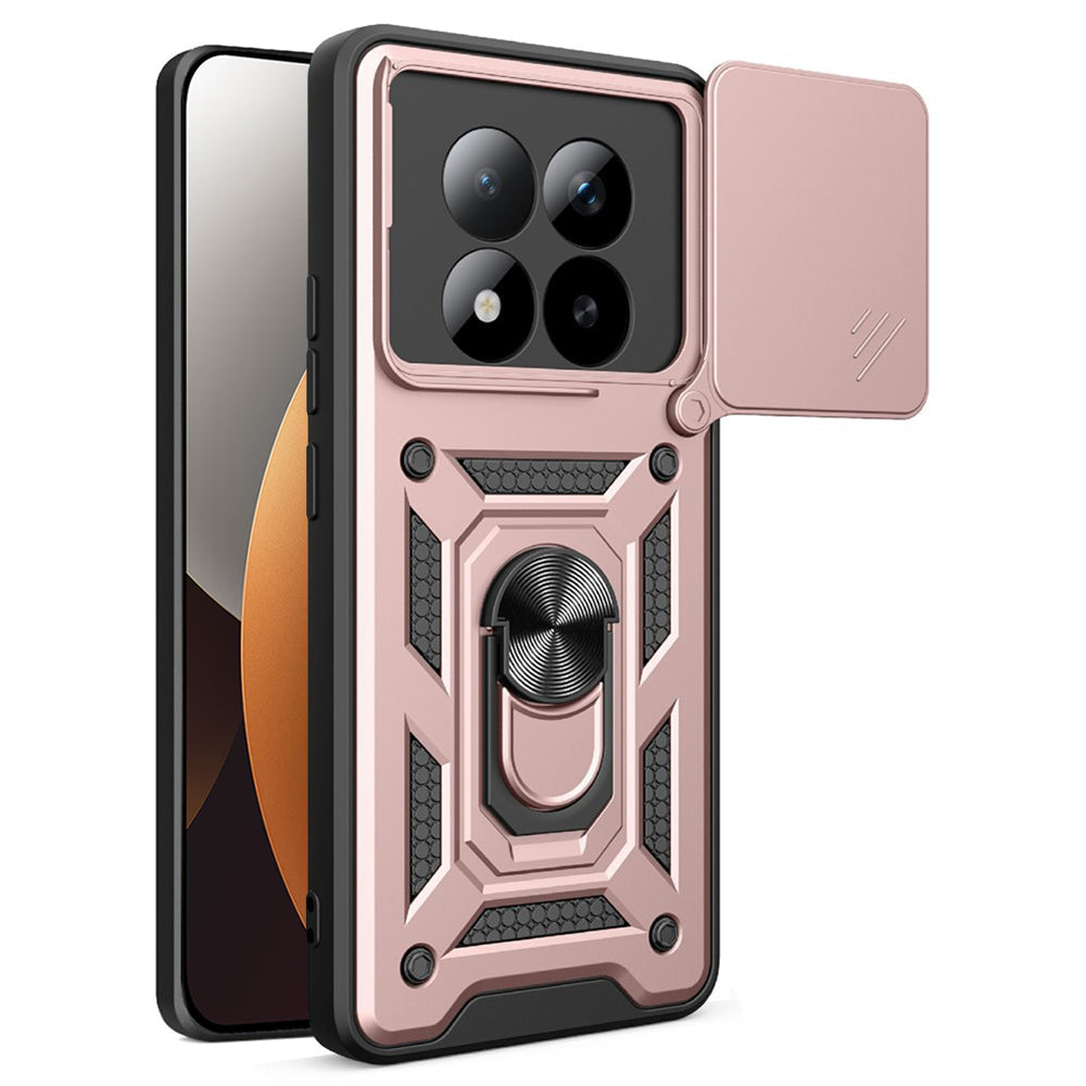 Étui pour Xiaomi Poco M8 Pro / Redmi Note 15 Pro+ 5G, Techsuit, CamShield, Rose Doré