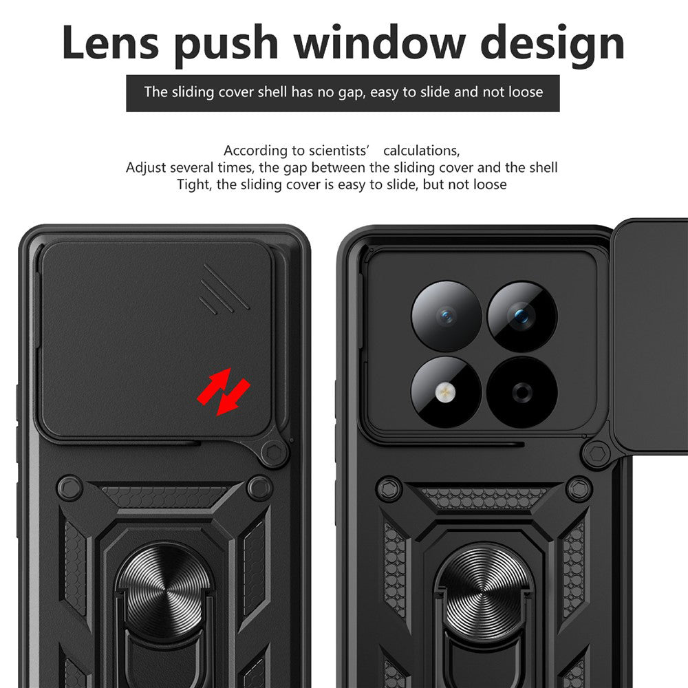 Étui pour Xiaomi Poco M8 Pro / Redmi Note 15 Pro+ 5G, Techsuit, CamShield, Rose Doré