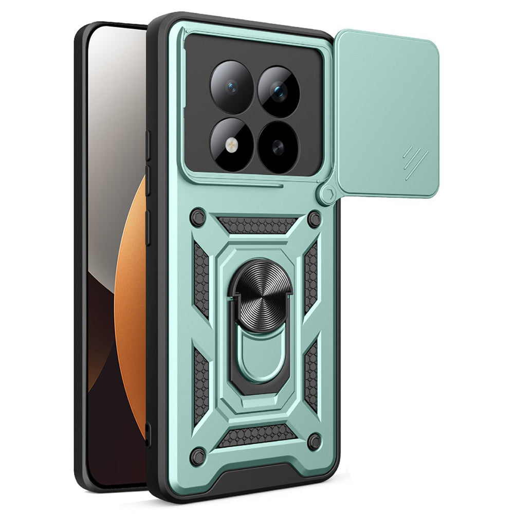 Étui pour Xiaomi Poco M8 Pro / Redmi Note 15 Pro+ 5G, Techsuit, CamShield, Vert
