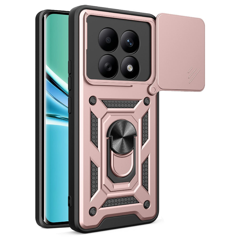 Étui pour Xiaomi Poco M8 / Redmi Note 15 5G / Note 15 4G, Techsuit, CamShield, Rose Doré