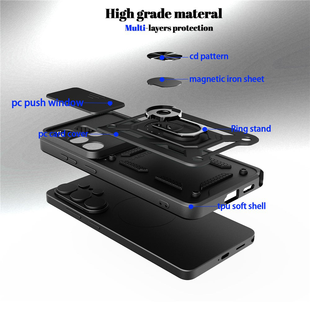 Étui pour Xiaomi Poco M8 / Redmi Note 15 5G / Note 15 4G, Techsuit, CamShield, Rose Doré