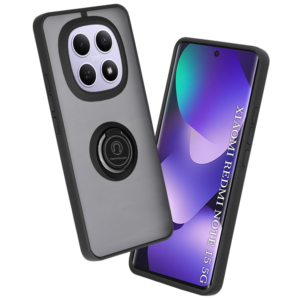 Étui pour Xiaomi Poco M8 / Redmi Note 15 5G / Note 15 4G, Techsuit, Glinth, Noir
