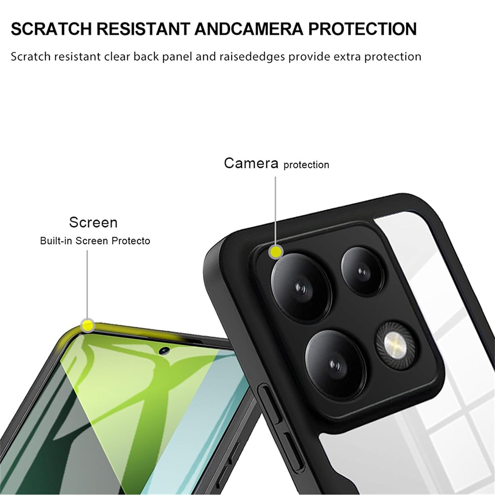 Coque pour Xiaomi Poco X6 / Note 13 Pro 5G, Techsuit, ColorVerse 360, Noire