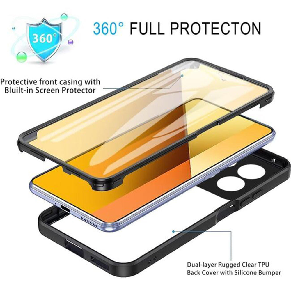 Coque pour Xiaomi Poco X6 Pro, Techsuit, ColorVerse 360, Rose