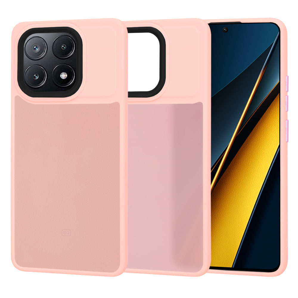 Coque pour Xiaomi Poco X6 Pro, Techsuit, HaloFrost, Rose