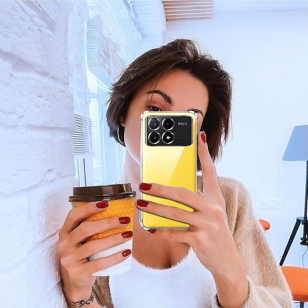 Coque pour Xiaomi Poco X6 Pro, Techsuit, Anti-choc Claire, Transparente