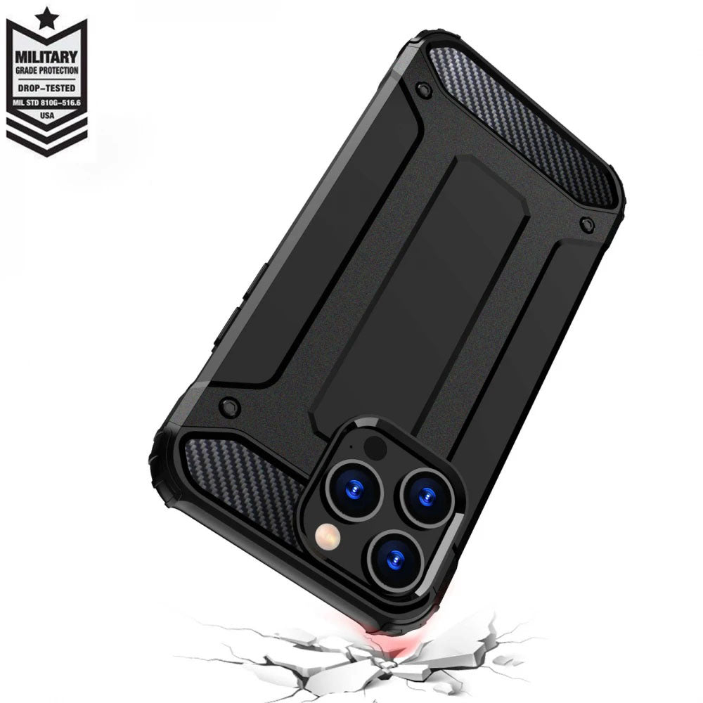 Coque pour Xiaomi Poco X7 / Note 14 Pro 5G, Techsuit, Hybrid Armor, Noire