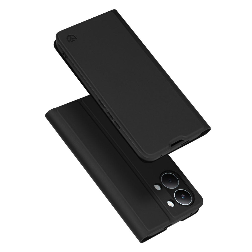 Étui pour Xiaomi Poco X8 Pro Max, Techsuit, Magskin Book, Noir
