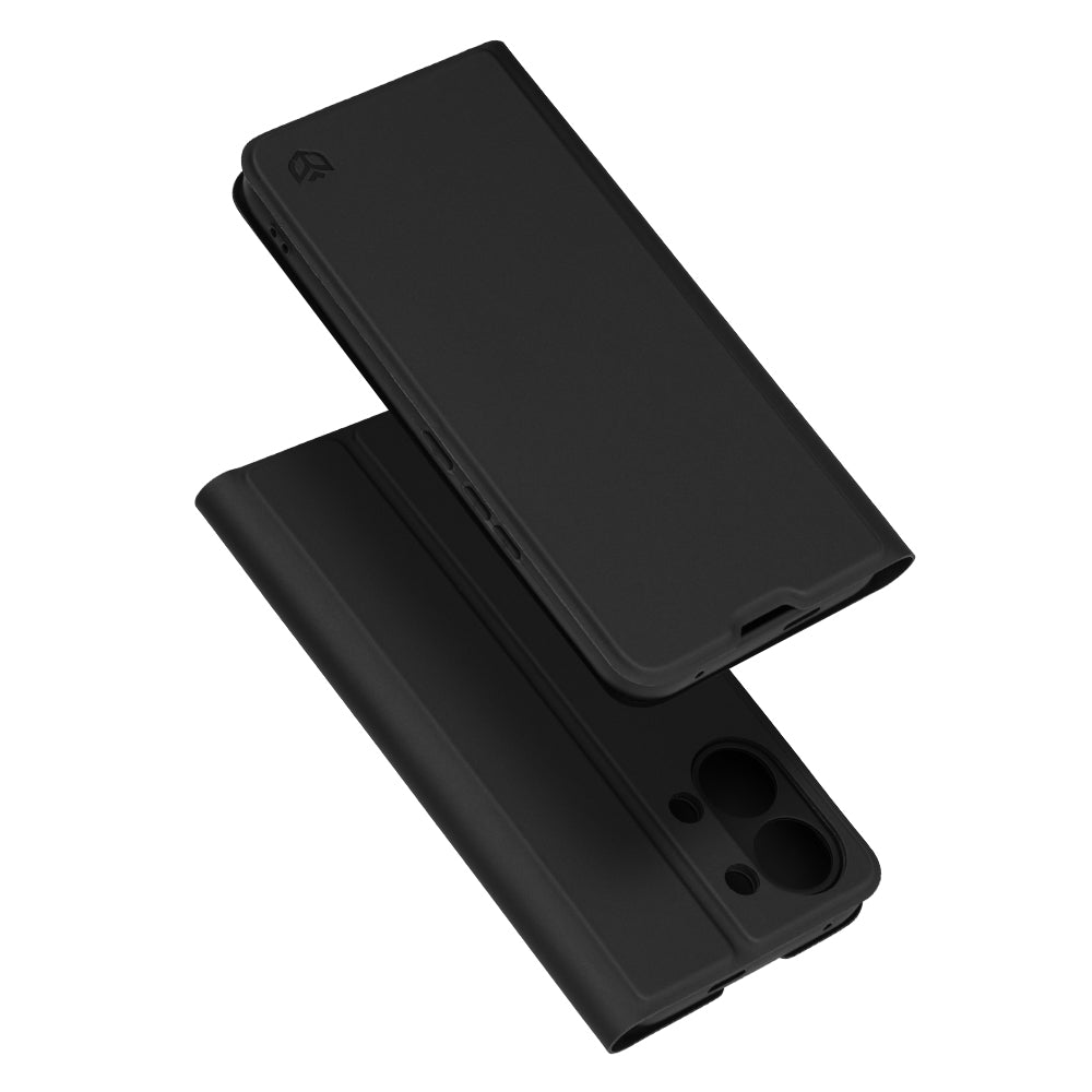 Étui pour Xiaomi Poco X8 Pro Max, Techsuit, Magskin Book, Noir