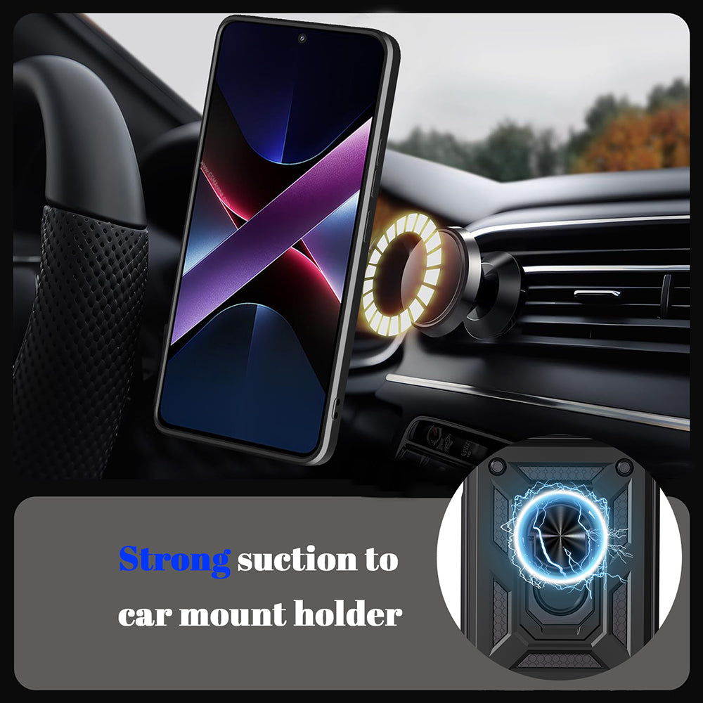 Étui pour Xiaomi Poco X8 Pro, Techsuit, CamShield, Bleu