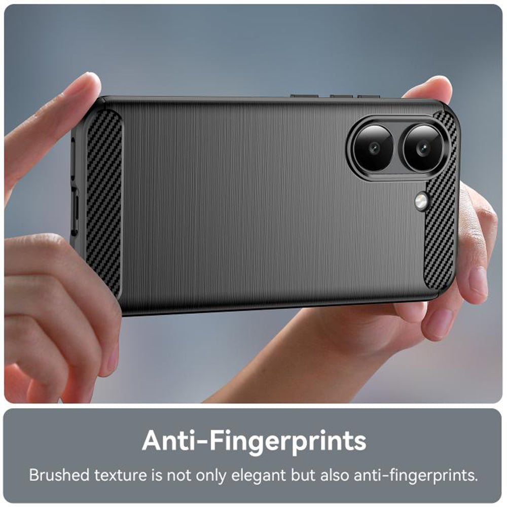 Étui pour Xiaomi Poco X8 Pro, Techsuit, Carbone, Noir