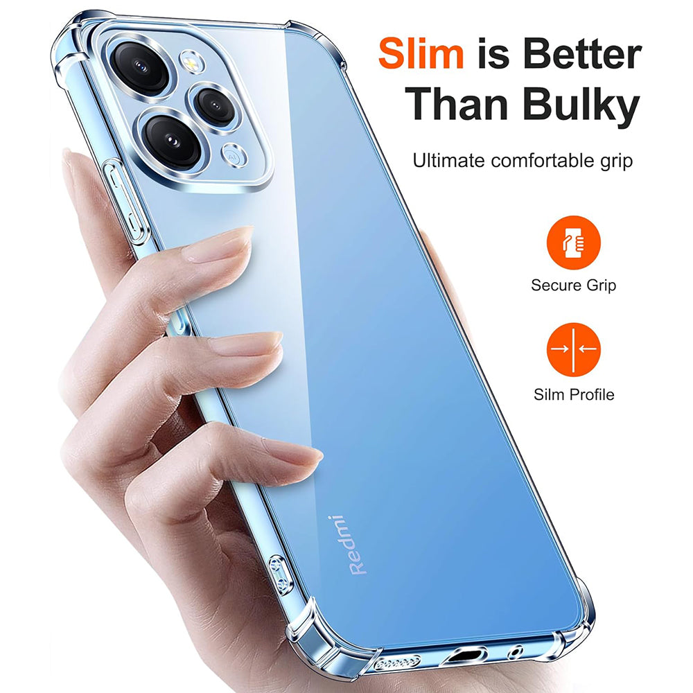 Coque pour Xiaomi Redmi 12 5G / 12, Techsuit, Antichoc Claire, Transparente