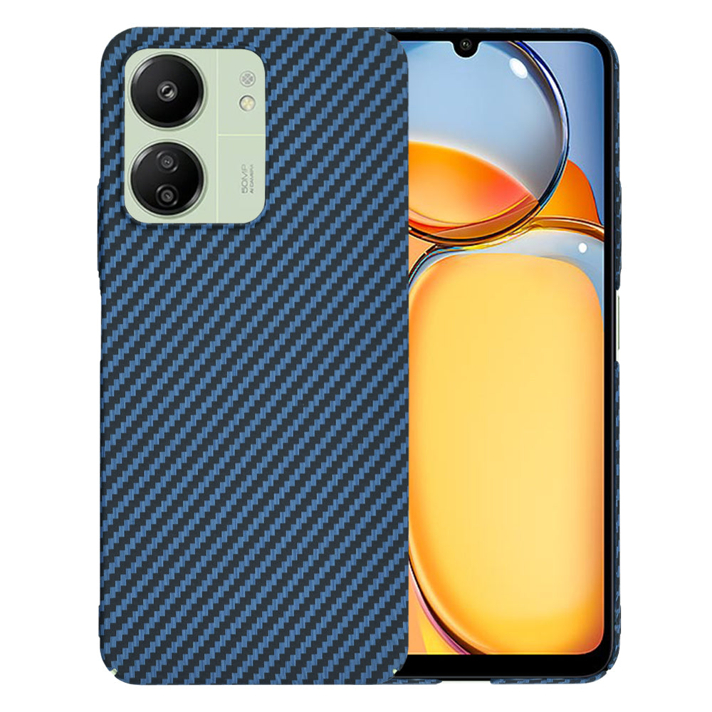 Coque pour Xiaomi Redmi 13C 5G / 13C / Poco C65, Techsuit, Carbonite FiberShell, Turquoise