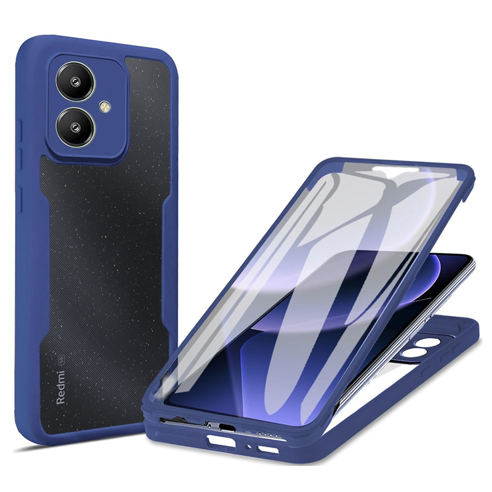 Coque pour Xiaomi Redmi 13C 5G, Techsuit, ColorVerse 360, Bleue