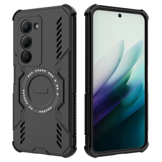 Étui pour Xiaomi Redmi 15 5G / 15 4G, Techsuit, ArmorMag, Noir