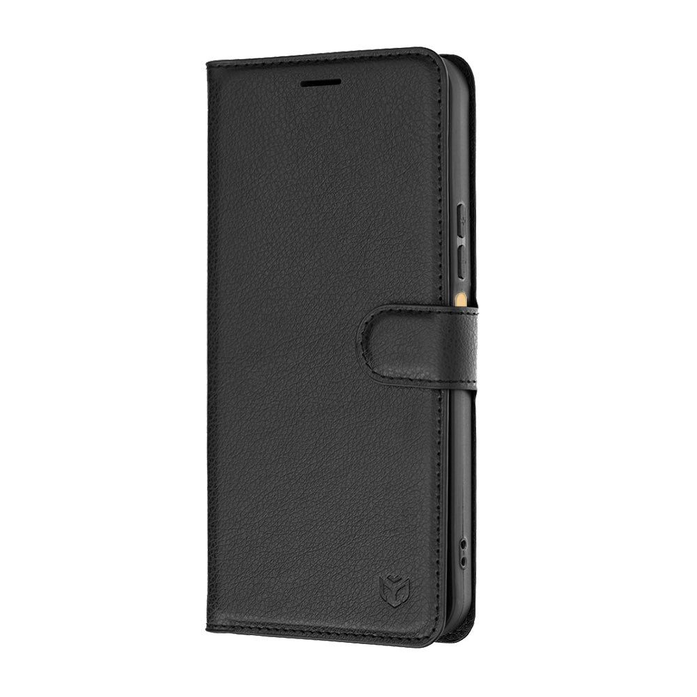 Coque pour Xiaomi Redmi 17 5G / 17 4G, Techsuit, Leather Folio, Noire