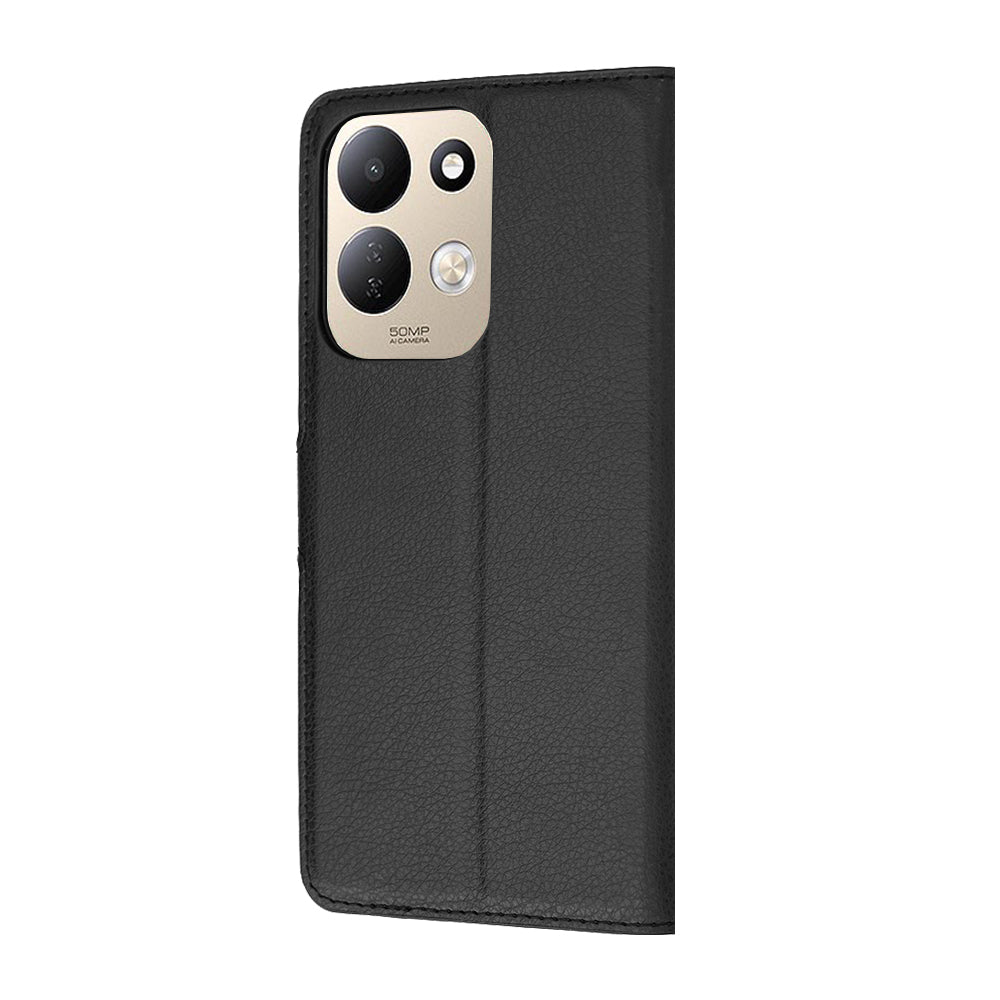 Coque pour Xiaomi Redmi 17 5G / 17 4G, Techsuit, Leather Folio, Noire