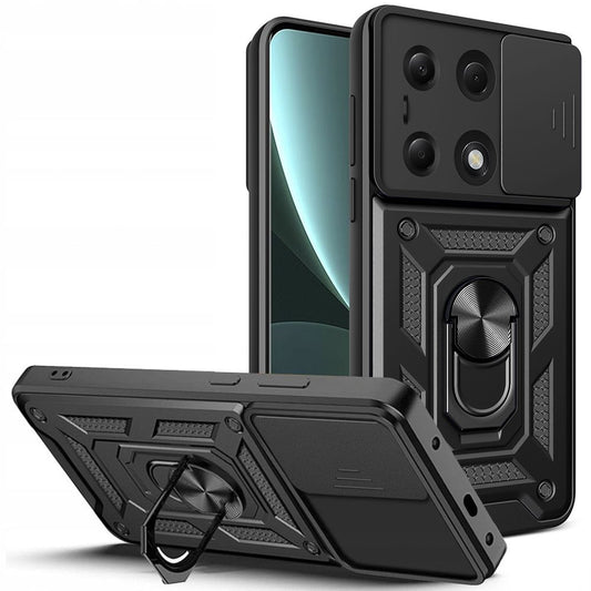 Etui pour Xiaomi Redmi Note 13 Pro 4G / M6 Pro, Tech-Protect, CamShield Pro, Noir