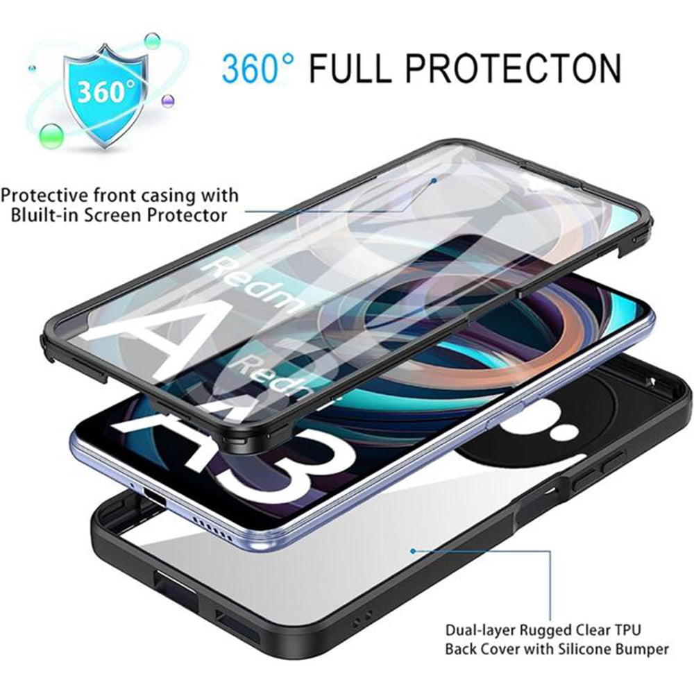 Coque pour Xiaomi Redmi A3x / A3, Techsuit, ColorVerse 360, Rose