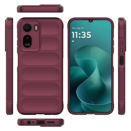 Coque pour Xiaomi Redmi A7 Pro 4G, Techsuit, Magic Shield, Bordeaux