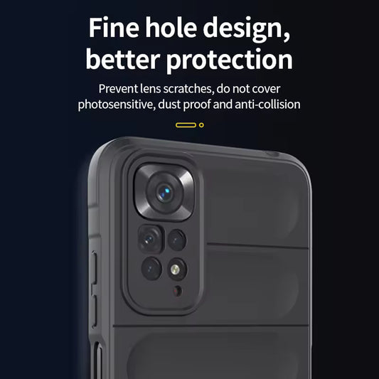 Coque pour Xiaomi Redmi Note 11S / Note 11, Techsuit, Magic Shield, Noire