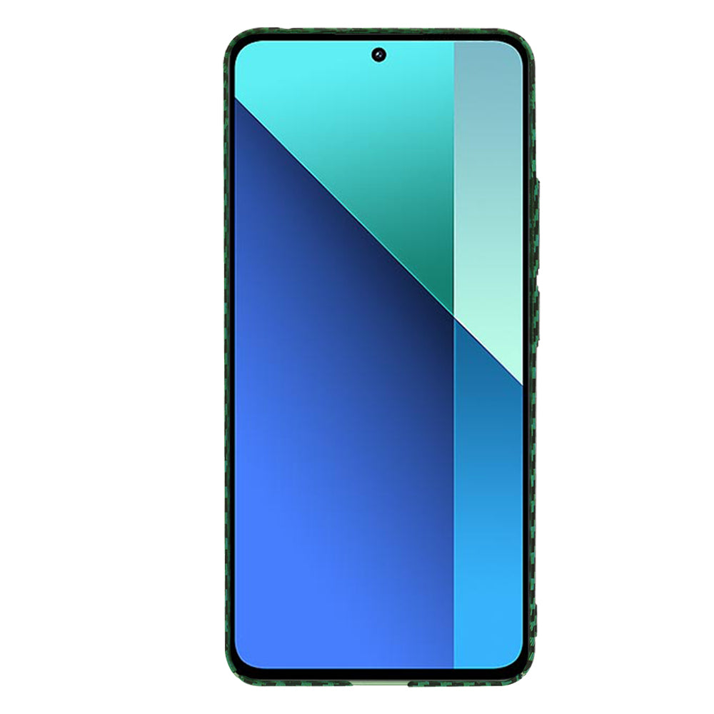 Coque pour Xiaomi Redmi Note 13 4G, Techsuit, Carbonite FiberShell, Vert