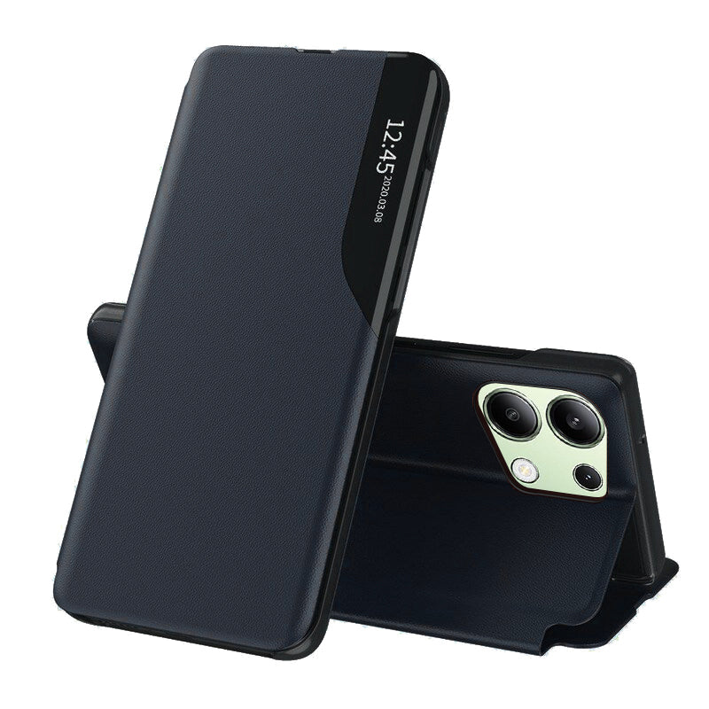 Coque pour Xiaomi Redmi Note 13 4G, Techsuit, eFold, Bleu Foncé