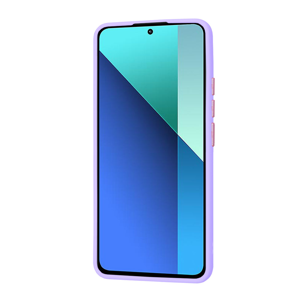 Coque pour Xiaomi Redmi Note 13 4G, Techsuit, HaloFrost, Violet Clair