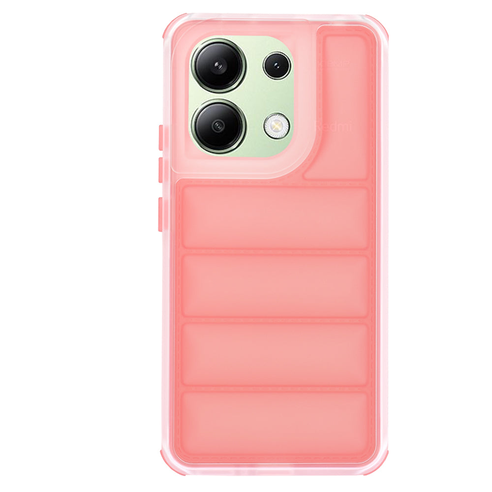 Coque pour Xiaomi Redmi Note 13 4G, Techsuit, Wave Shield, Rouge