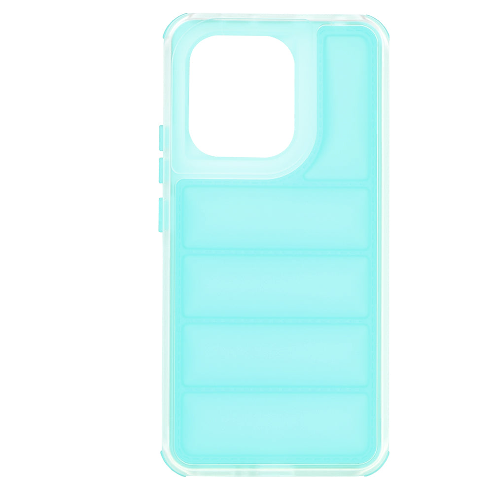 Coque pour Xiaomi Redmi Note 13 4G, Techsuit, Wave Shield, Turquoise