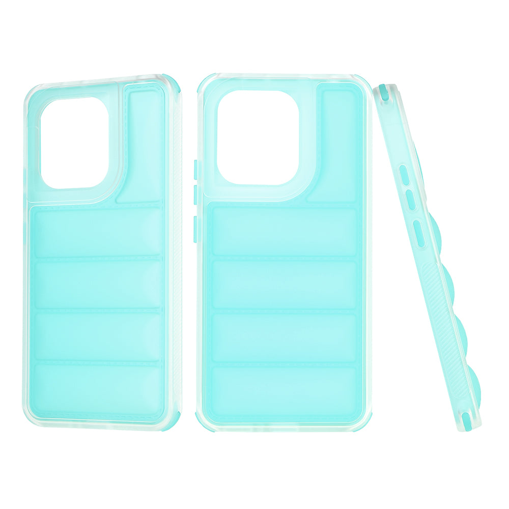 Coque pour Xiaomi Redmi Note 13 4G, Techsuit, Wave Shield, Turquoise