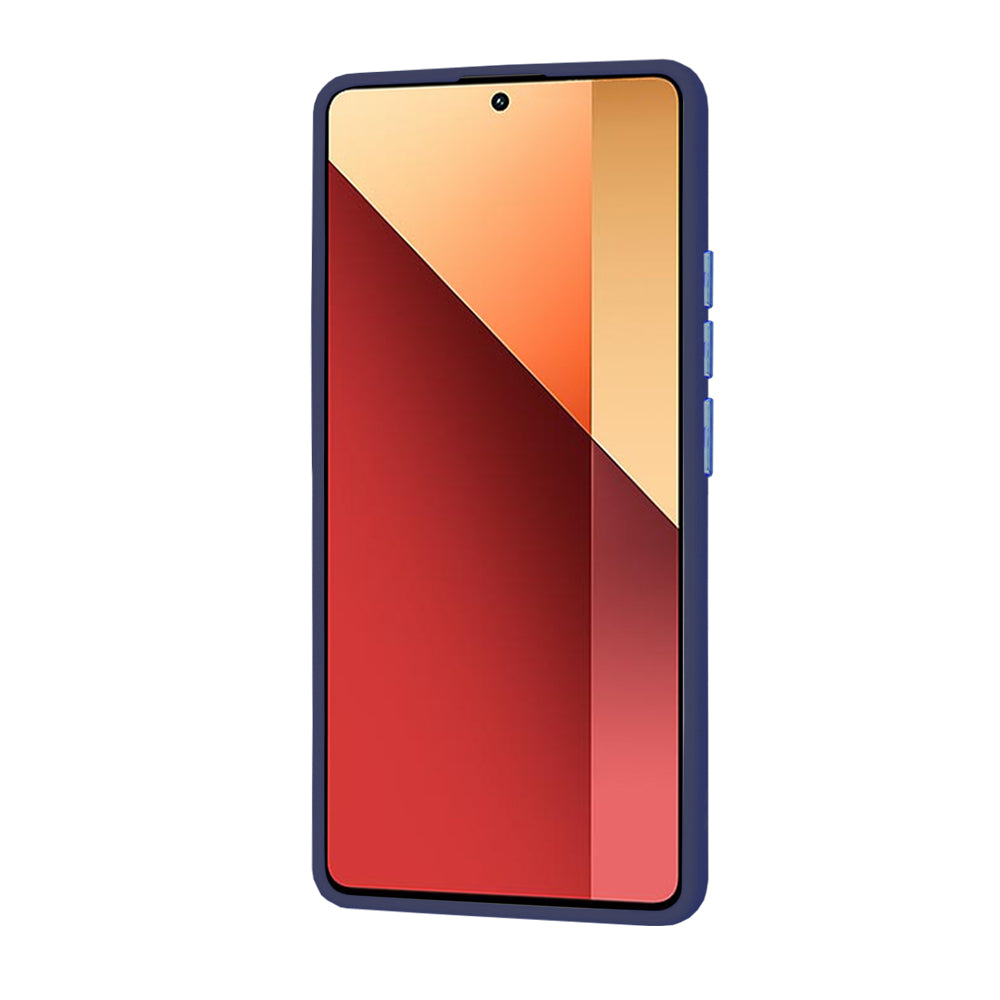 Coque pour Xiaomi Redmi Note 13 Pro 4G / Poco M6 Pro 4G, Techsuit, HaloFrost, Bleu marine