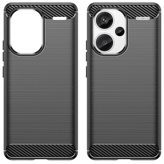 Coque pour Xiaomi Redmi Note 13 Pro+, Techsuit, Carbone, Noire