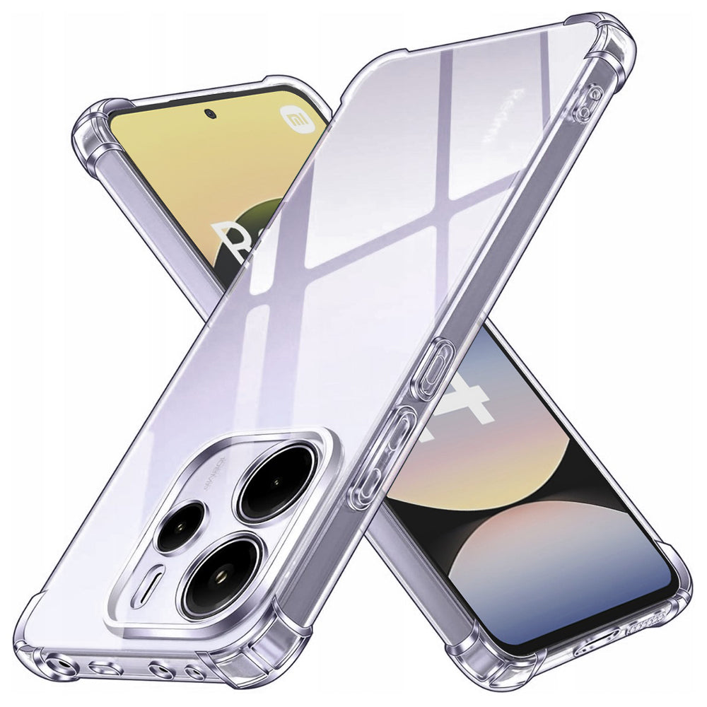 Coque pour Xiaomi Redmi Note 14 4G (Standard), Techsuit, Antichoc Claire, Transparente