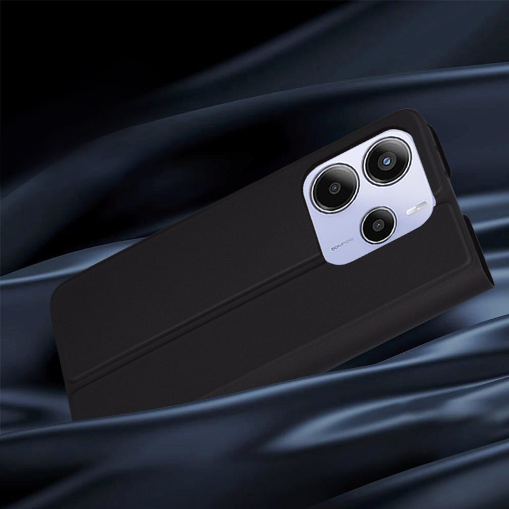 Coque pour Xiaomi Redmi Note 14 5G, Techsuit, Magskin Book, Noire
