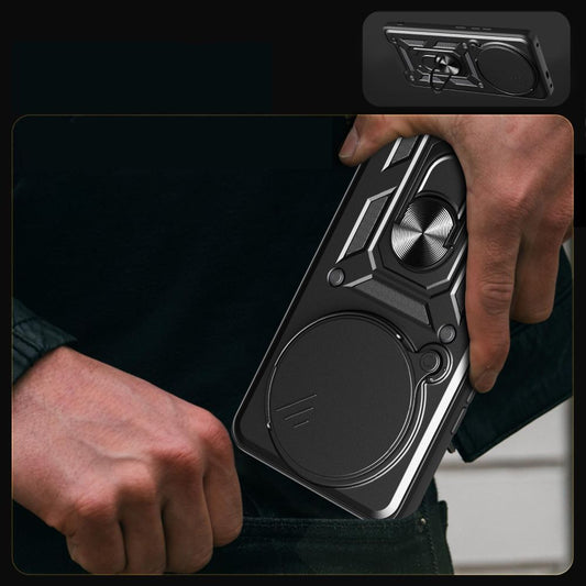 Coque pour Xiaomi Redmi Note 14 Pro 4G, Techsuit, CamShield, Noire